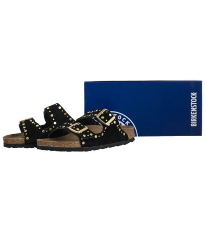 Birkenstock Arizona Rivet Border Black 1030348 (BK330-a) Moteriški batai/šlepetės