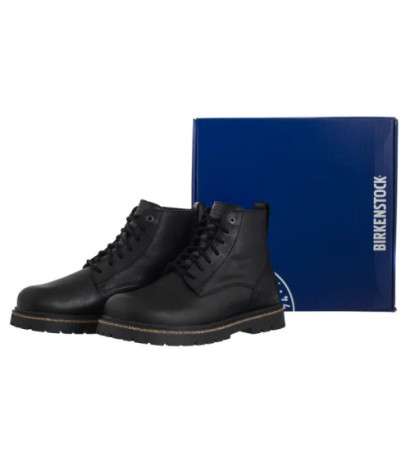 Birkenstock Highwood Lace Mid Black 1030756 (BK336-a) pārgājienu zābaki