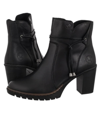 Rieker Czarne Y2567-00 Black (RI291-a) batai