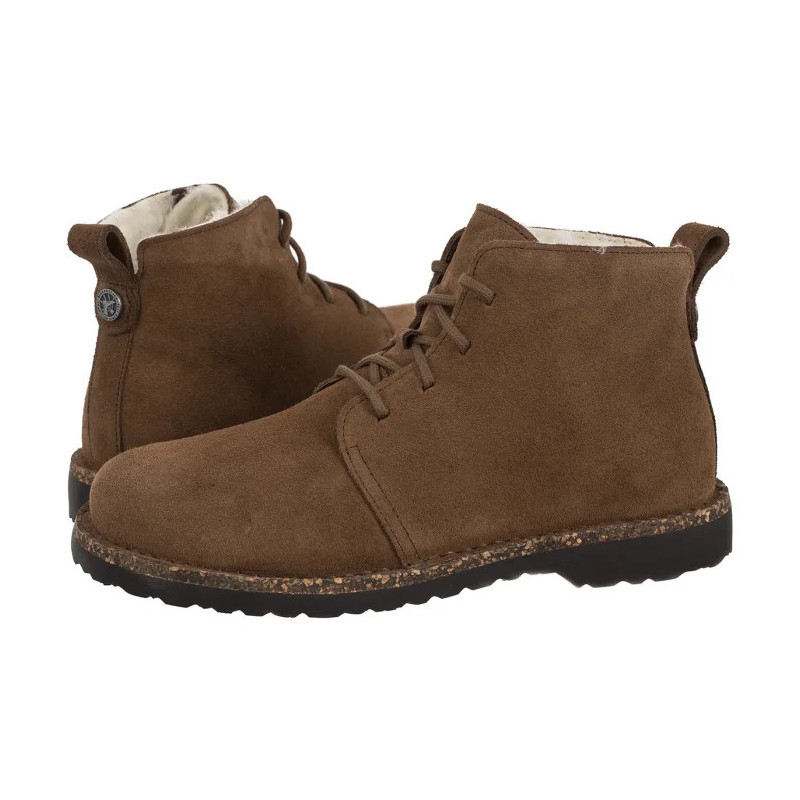 Birkenstock Uppsala Mid Shearling Dark Tea 1028148 (BK332-a) batai