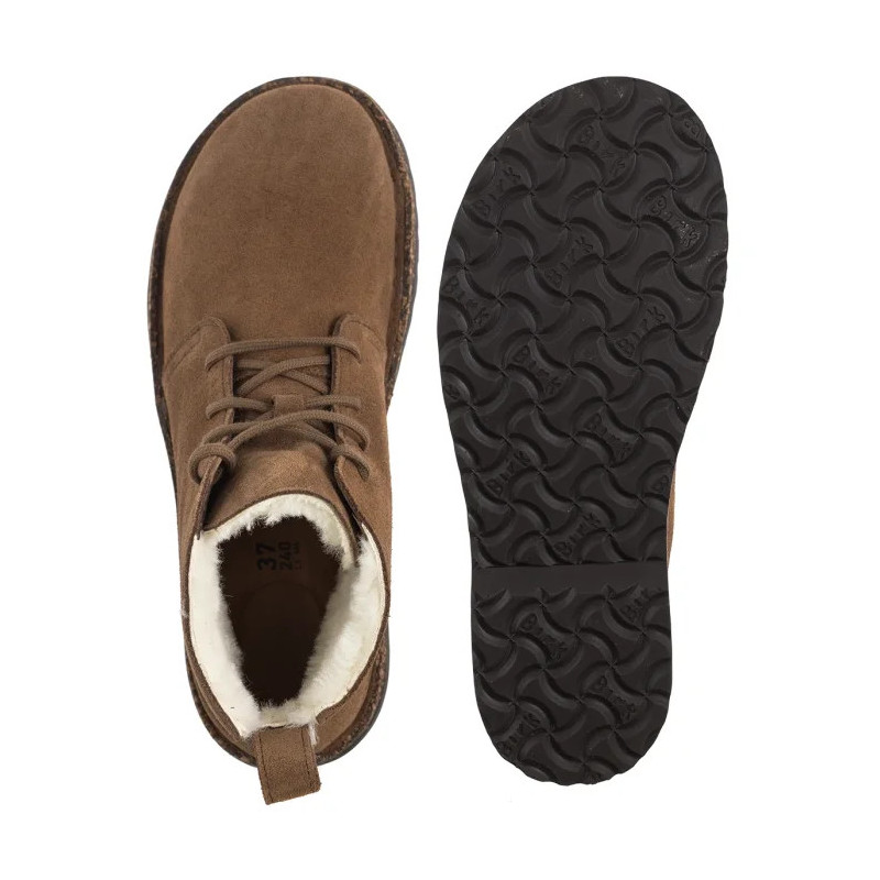 Birkenstock Uppsala Mid Shearling Dark Tea 1028148 (BK332-a) shoes