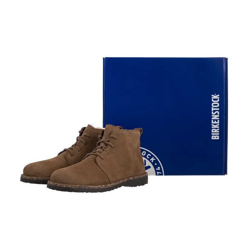 Birkenstock Uppsala Mid Shearling Dark Tea 1028148 (BK332-a) shoes