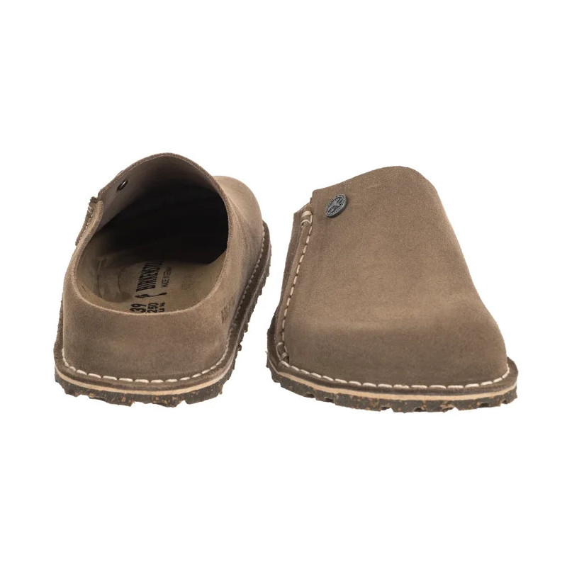Birkenstock Zermatt Premium Suede Gray Taupe 1021366 (BK333-a) Women's Shoes/Flip Flops