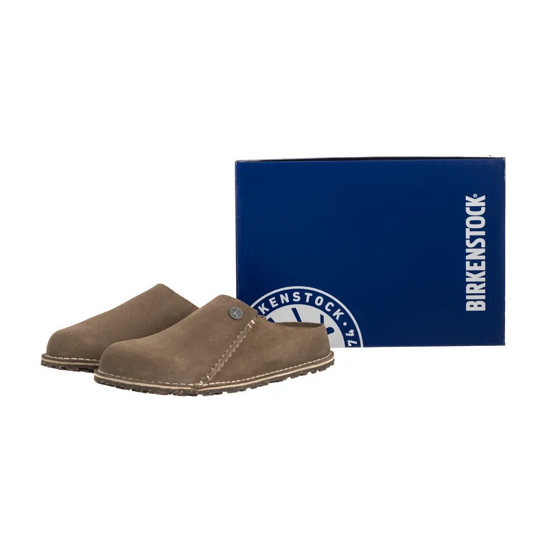 Birkenstock Zermatt Premium Suede Gray Taupe 1021366 (BK333-a) Moteriški batai/šlepetės