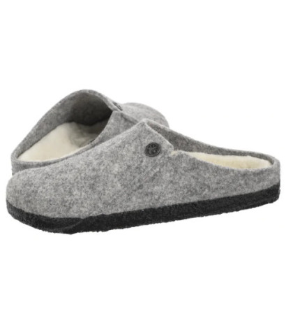 Birkenstock Zermatt Rivet Shearling Light Gray 1015086 (BK335-a) Women's Shoes/Flip Flops