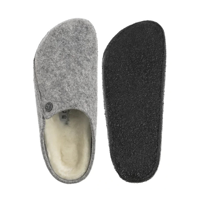 Birkenstock Zermatt Rivet Shearling Light Gray 1015086 (BK335-a) Naiste kingad/klappide klapid