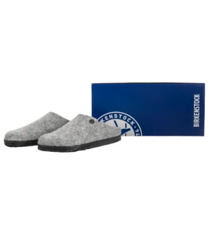 Birkenstock Zermatt Rivet Shearling Light Gray 1015086 (BK335-a) Sieviešu apavi/Flip Flops
