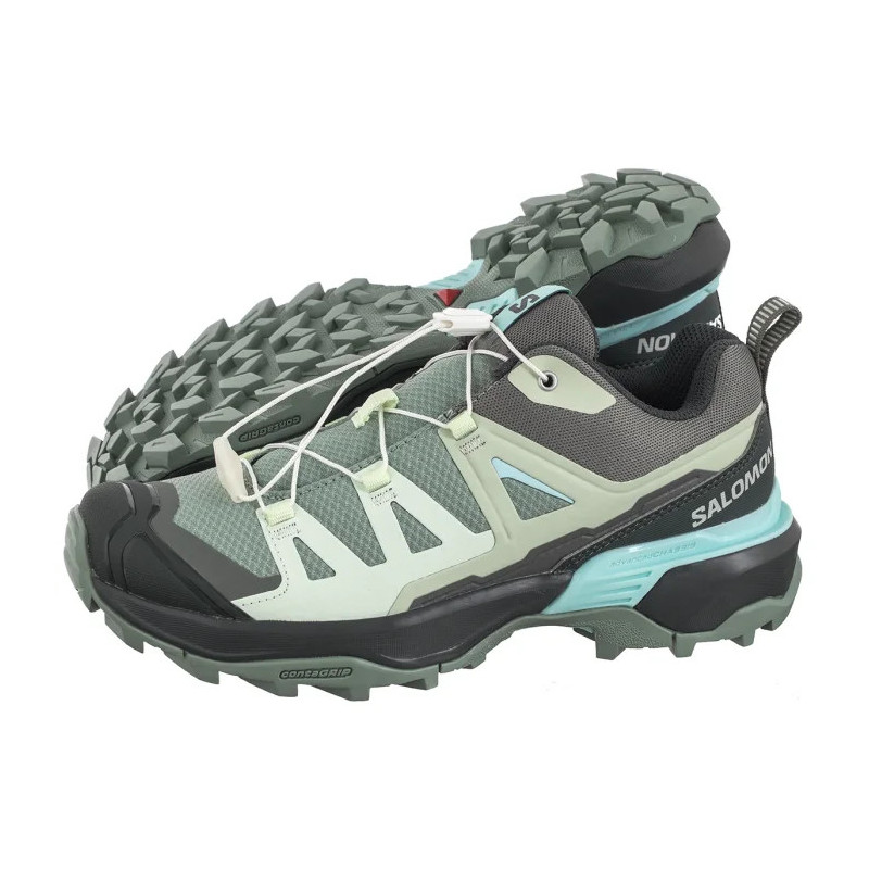 Salomon X Ultra 360 W Green Milieu/Urban Chic/Clearly Aqua 477395 (SO3-b) shoes