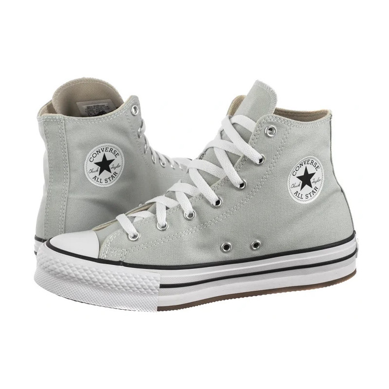 Converse CTAS Eva Lift Hi Rainwashed Grey/White A13122C (CO660-d) apavi