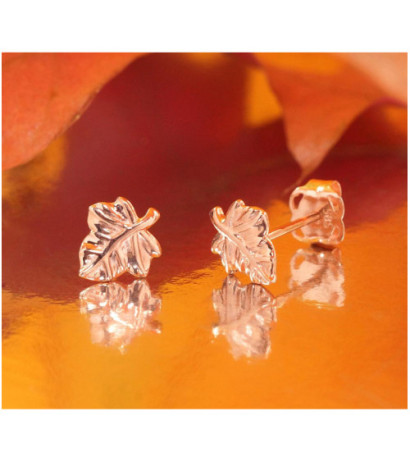 Zelta auskari-puseti 1201679(Au-R), Sarkanais Zelts 585°