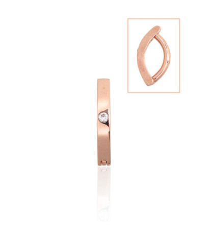 Kuldpiercing nabale 1930088(Au-R)_CZ, Punane Kuld 585°, Tsirkonid