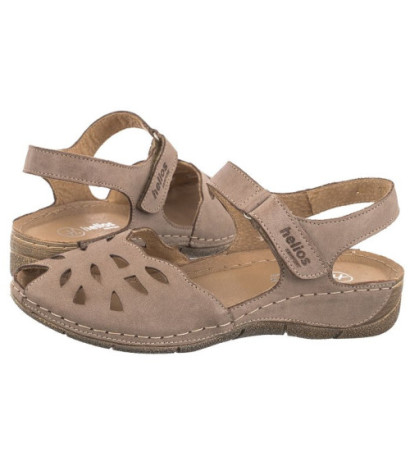 Helios Beżowe 4011 02 (HE24-a) sandals