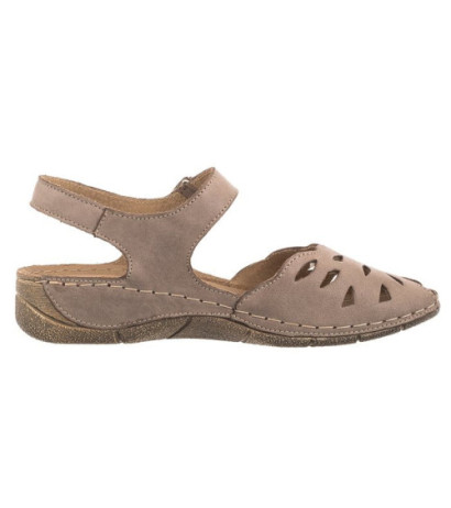 Helios Beżowe 4011 02 (HE24-a) sandales