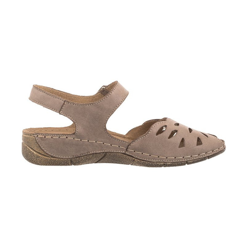 Helios Beżowe 4011 02 (HE24-a) sandals