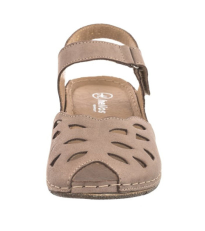 Helios Beżowe 4011 02 (HE24-a) sandales