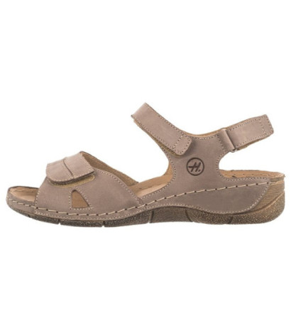 Helios Beż 3 106 02 (HE25-a) sandals