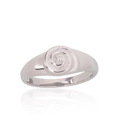 Silver ring 2101936(PRh-Gr), Silver 925°, Rhodium (Plating)