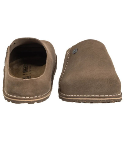 Birkenstock Zermatt Premium Suede Gray Taupe 1021318 (BK340-a) šlepetės