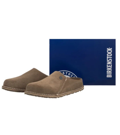 Birkenstock Zermatt Premium Suede Gray Taupe 1021318 (BK340-a) šlepetės