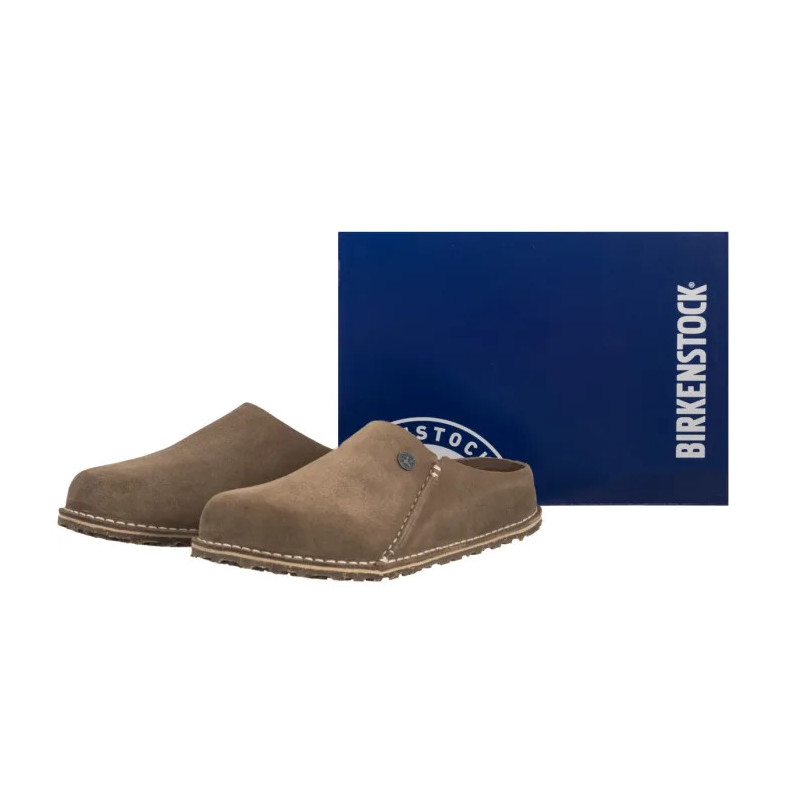 Birkenstock Zermatt Premium Suede Gray Taupe 1021318 (BK340-a) šlepetės