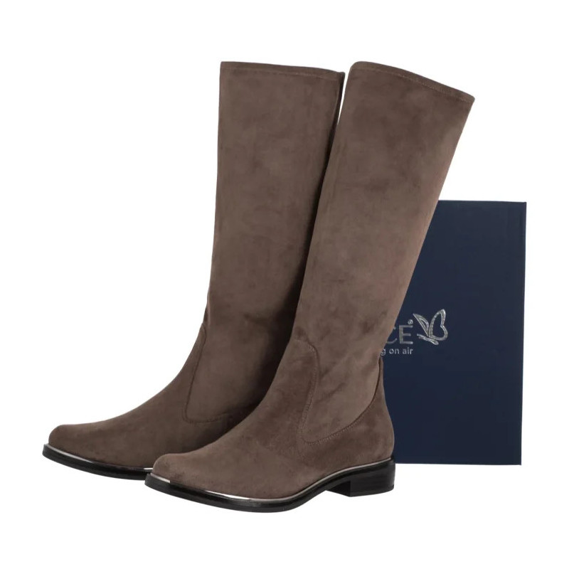 Caprice Kawowe 9-25512-41 306 Cafe Stretch (CP412-d) boots