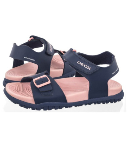 Geox J Sandal Fusbetto G. A Navy/Pink J35HMA 000BC C0694 (GE172-c) sandales