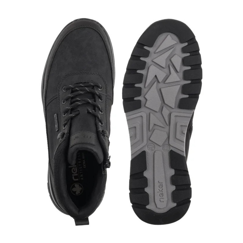Rieker Czarne B9300-00 Black (RI296-a) apavi