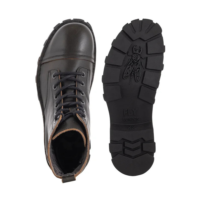 FLY London Kelf Antique Black P211167000 (FL422-a) zābaki