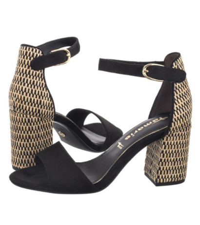 Tamaris Czarne 1-28356-42 098 Black Comb (TM482-a) kurpes