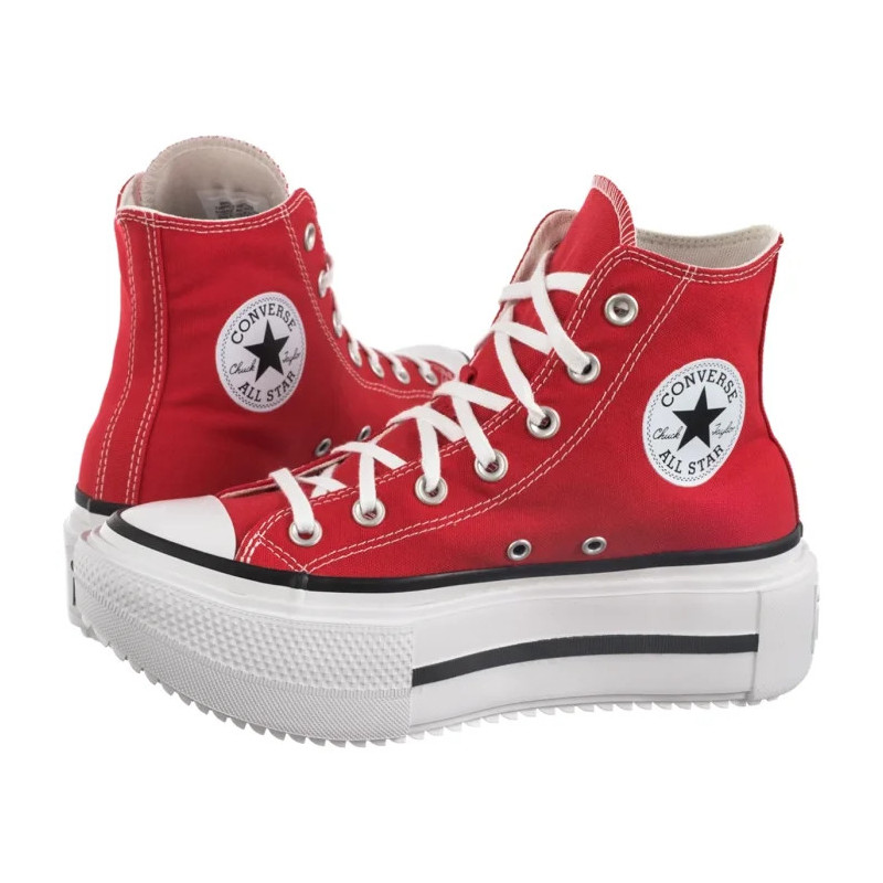 Converse CTAS Lift Double Stack Hi Red/Black/White A15542C (CO785-c) kurpes