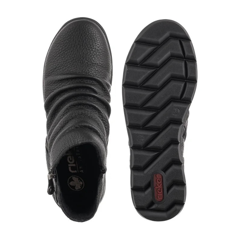 Rieker Czarne Z0056-00 Black (RI295-a) kurpes