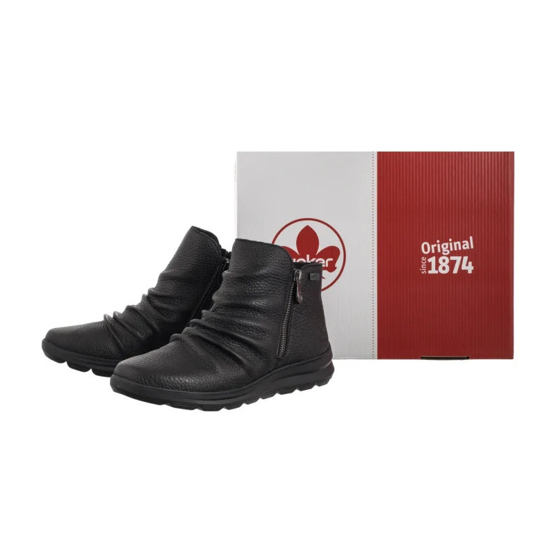 Rieker Czarne Z0056-00 Black (RI295-a) batai