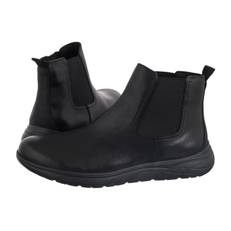 Geox U Portello A - Smo.Lea Black U36E1A 00043 C9999 (GE231-a) kingad