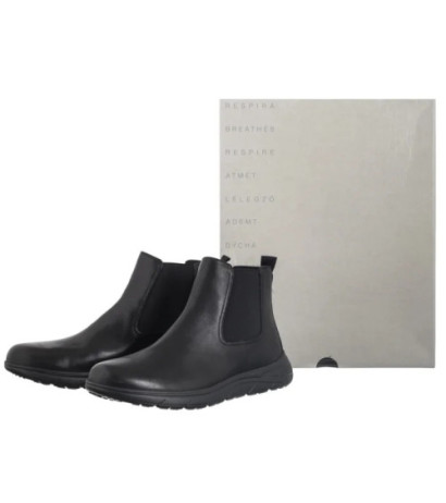 Geox U Portello A - Smo.Lea Black U36E1A 00043 C9999 (GE231-a) apavi