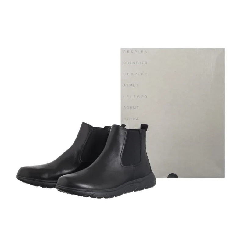 Geox U Portello A - Smo.Lea Black U36E1A 00043 C9999 (GE231-a) apavi