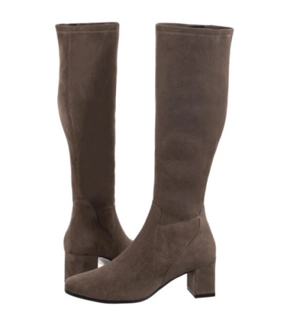 Caprice Beżowe 9-25547-41 306 Cafe Stretch (CP427-c) kurpes