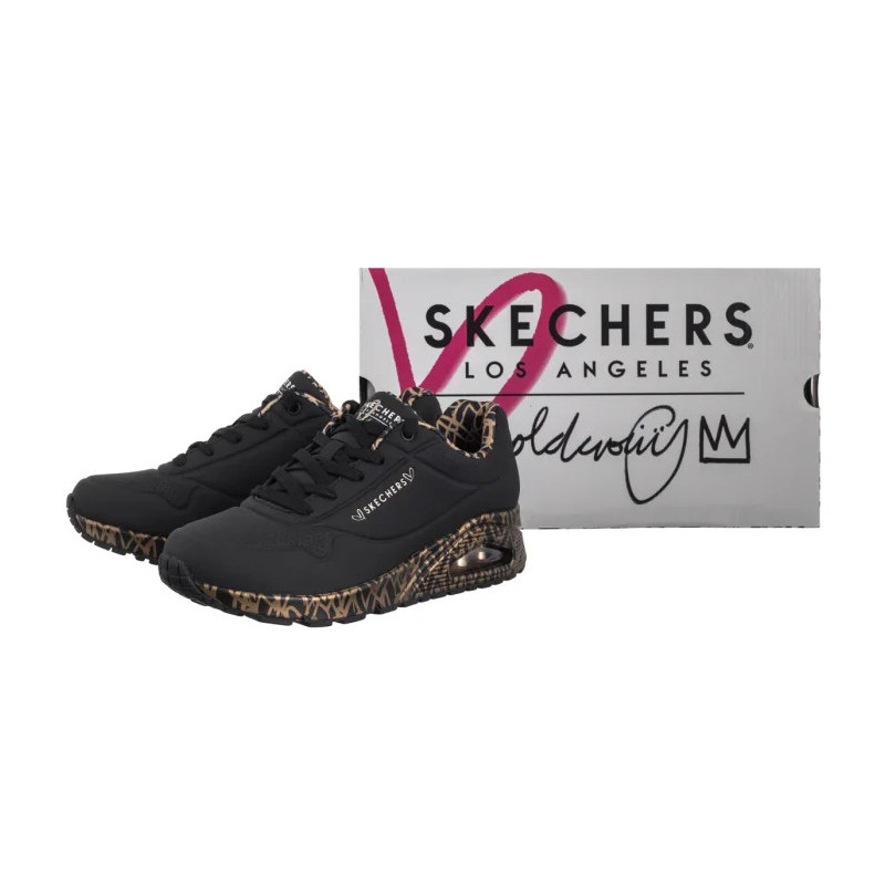 Skechers Uno Loving Love Black/Rose Gold 155506/BKRG (SK267-a) sportiniai bateliai