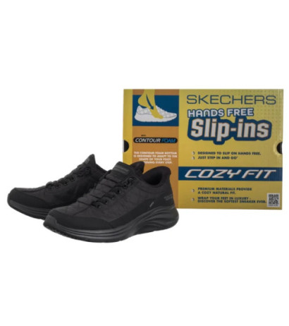 Skechers Contour Foam Slip-Ins Black 150404/BBK (SK271-a) sporta apavi
