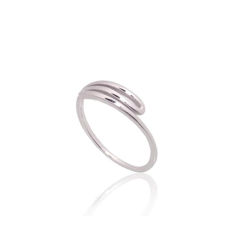 Silver ring 2101930(PRh-Gr), Silver 925°, Rhodium (Plating)