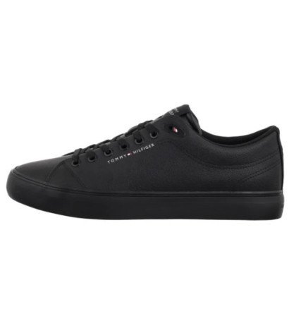 Tommy Hilfiger TH Hi Vulc Core Low Lth II Ess Black FM0FM05511 BDS (TH1346-b) sportiniai bateliai