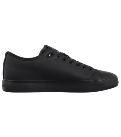 Tommy Hilfiger TH Hi Vulc Core Low Lth II Ess Black FM0FM05511 BDS (TH1346-b) sporta apavi