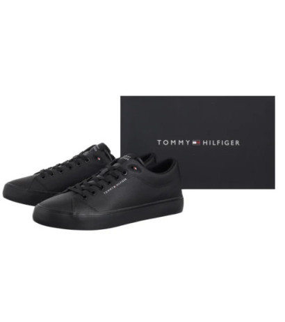 Tommy Hilfiger TH Hi Vulc Core Low Lth II Ess Black FM0FM05511 BDS (TH1346-b) sportiniai bateliai