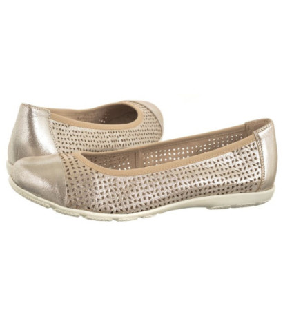 Caprice Beżowe 9-22151-42 341 Taupe Metallic (CP400-a) bateliai