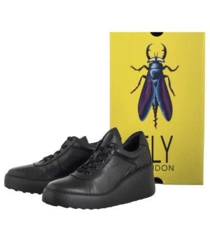 FLY London Dipo Velvet Black P601638006 (FL423-a) shoes
