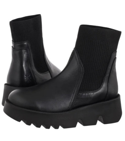 FLY London Zool Rug Black P145317000 (FL425-a) shoes