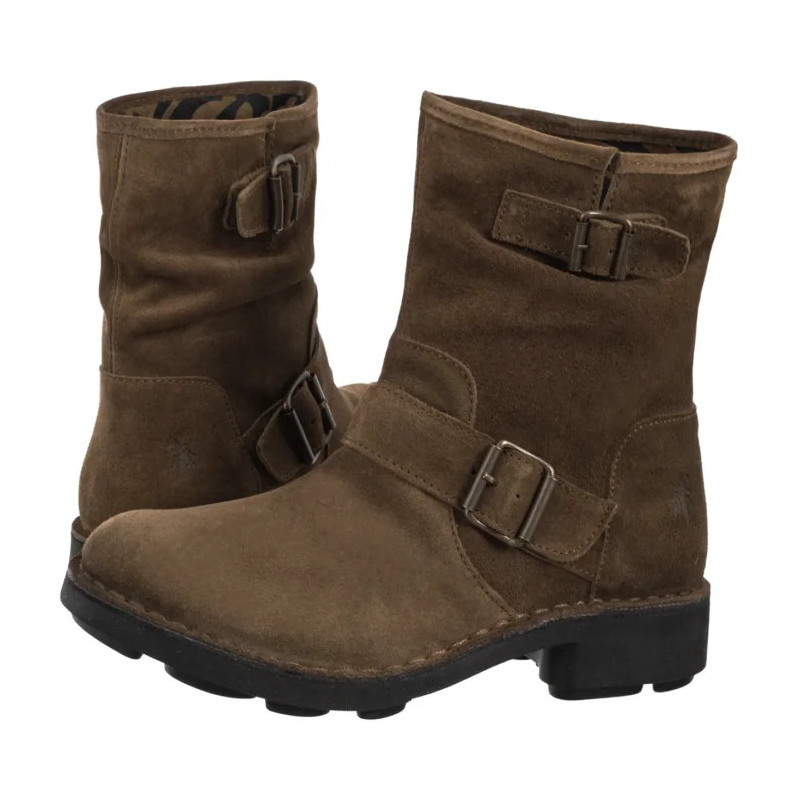 FLY London Nire Oil Suede Elephant P211178003 (FL428-a) shoes