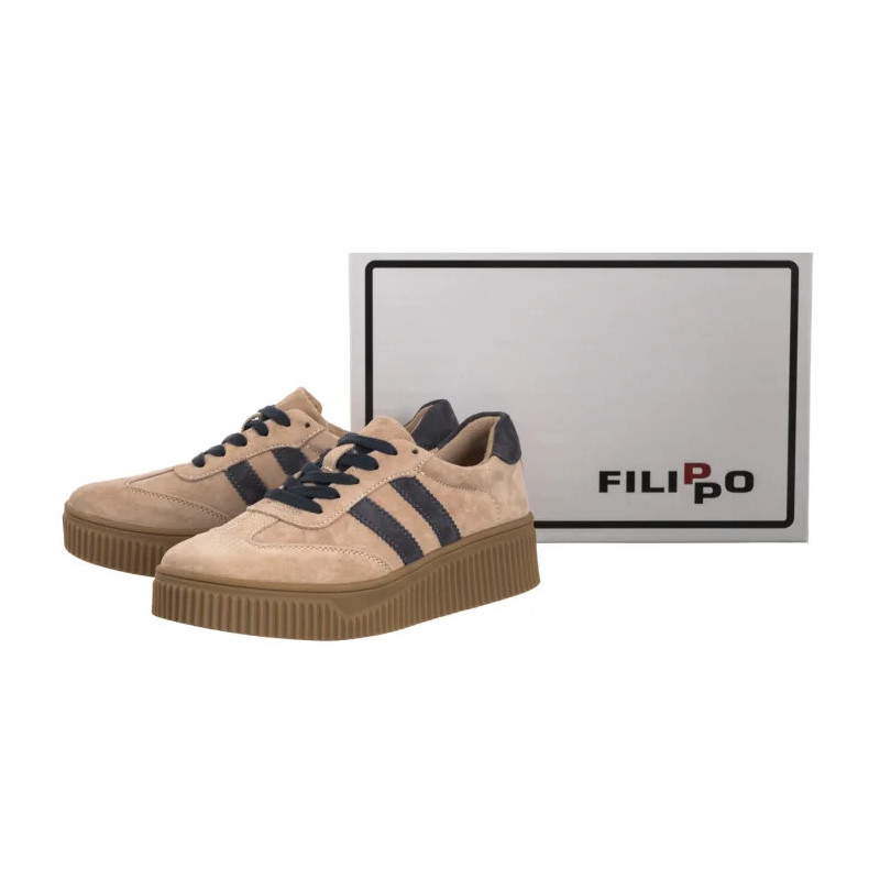 Filippo Beżowe/Szare DP6776/25 BE GR (FO138-e) sports Shoes