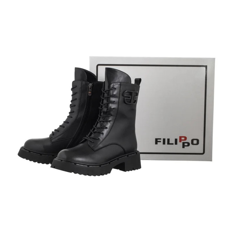 Filippo Czarne DBT6583/25 BK (FO181-a) kurpes