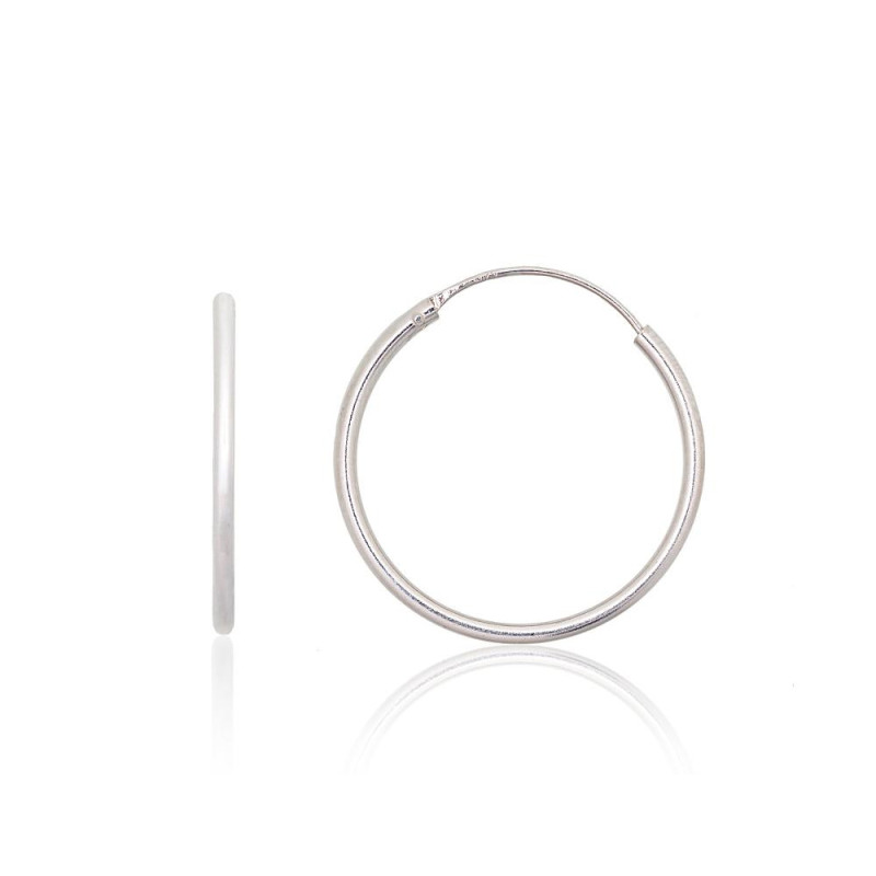 Silver earrings-rings 2203882, Silver 925°