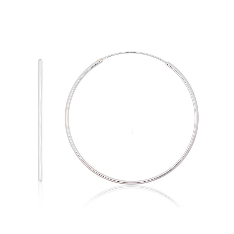 Silver earrings-rings 2203886, Silver 925°